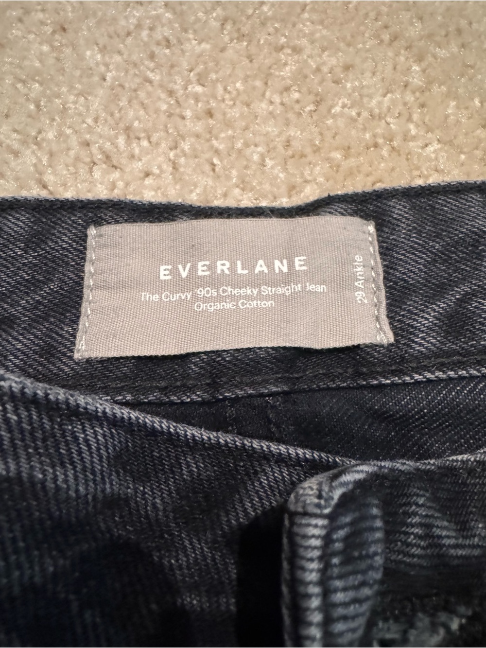 Everlane Dark Wash Ankle Jeans